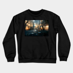 Drops Of Jupiter With Forest Rain Drops In Rainy Weather Crewneck Sweatshirt